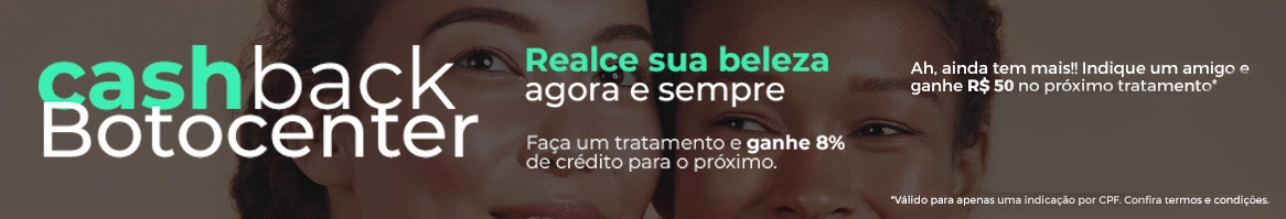 Botox no rosto toxina